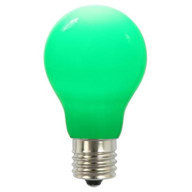 XA19C04 Vickerman - Green LED A19 Christmas Bulbs - E26 Base