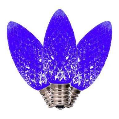 XLEDC92-25 Vickerman - Blue LED C9 Christmas Bulbs - E17 Base - 25 Pack