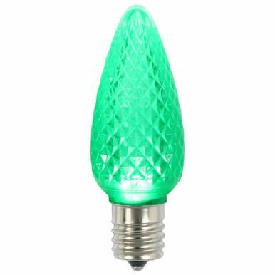 XLEDC94T-25 Vickerman - Green LED C9 Christmas Bulbs - E17 Base - 25 Pack
