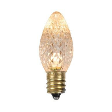 XLEDC7ST-25 Vickerman - Sunny Warm White LED C7 Christmas Bulbs - E12 Base - 25 Pack