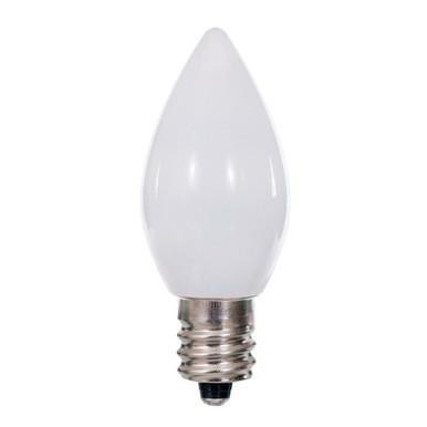 XLEDSC71-25 Vickerman - Warm White LED C7 Christmas Bulbs - E12 Base - 25 Pack