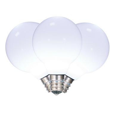 XLEDG45-25 Vickerman - Cool White LED G40 Christmas Bulbs - E12 Base - 25 Pack