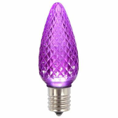 XLEDC96T-25 Vickerman - Purple LED C9 Christmas Bulbs - 25 Pack