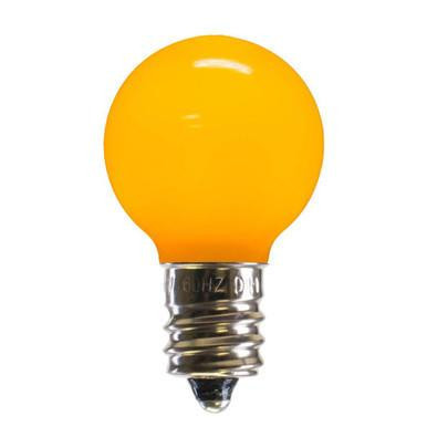 XLEDCG37-25 Vickerman - Yellow LED G30 Christmas Bulbs - E12 Base - 25 Pack