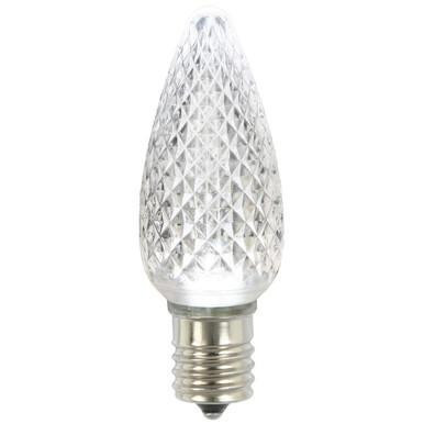 XLEDC9PT-25 Vickerman - Pure White LED C9 Christmas Bulbs - E17 Base - 25 Pack