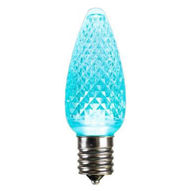 XLEDC9L-25 Vickerman - Teal LED C9 Christmas Bulbs - E17 Base - 25 Pack