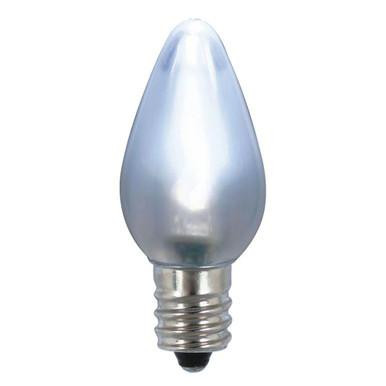 XLEDSC75T-25 Vickerman - Cool White LED C7 Christmas Bulbs - 25 Pack
