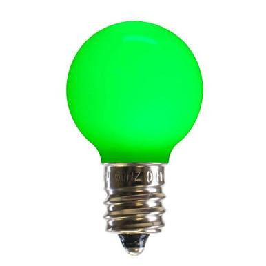 XLEDCG34-25 Vickerman - Green LED G30 Christmas Bulbs - E12 Base - 25 Pack