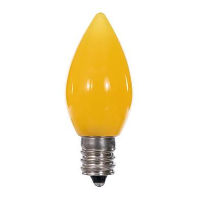  Vickerman XLEDSC77 - 25 - C7 Yellow LED Replacement Light Bulb - 25 Pack 