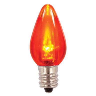 Vickerman XLEDTC78-25 – C7 Orange LED Replacement Light Bulb – 25 Pack 