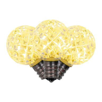 XLEDG31-25 Vickerman - Warm White LED G30 Christmas Replacement Bulbs - E12 Base - 25 Pack