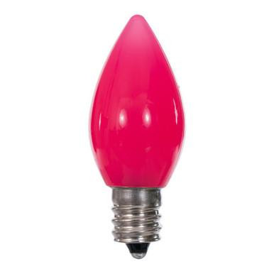  Vickerman XLEDSC79-25 – C7 Pink LED Replacement Light Bulb – 25 Pack 