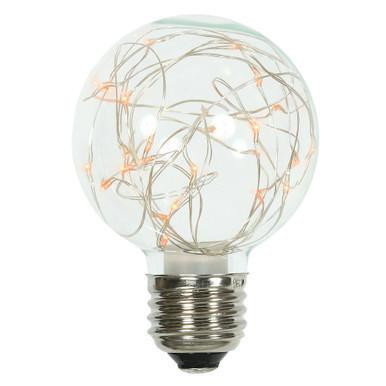 XLEDG98 Vickerman - Amber LED Christmas Replacement Bulb - E26 Base