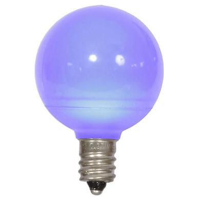 XLEDCG42-25 Vickerman - Blue LED G40 Christmas Replacement Bulbs - E12 Base - 25 Pack