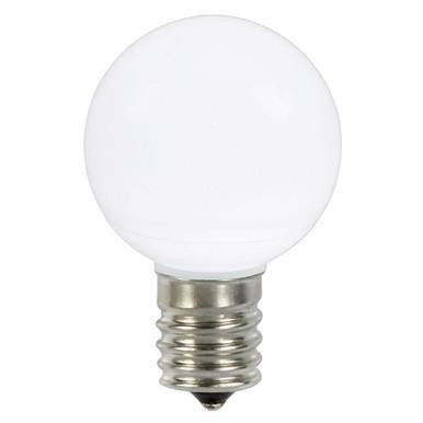 XLEDCG5P-25 Vickerman - Pure White LED G50 Christmas Bulbs - E17 Base - 25 Pack