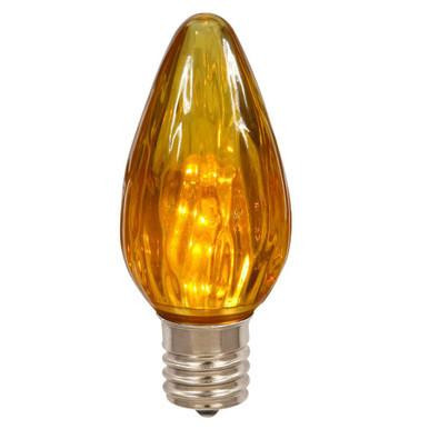  Vickerman XLEDF18-25 – Amber LED Replacement Light Bulb – 25 Pack 