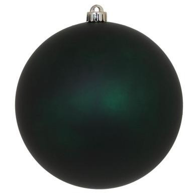 Vickerman N592074DMV - 8" Midnight Green Ball Christmas Ornament