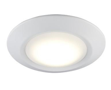 Trans Globe Lighting Trans Globe LED-40021-1 WH - 7.5" White LED Disk Ceiling Light 
