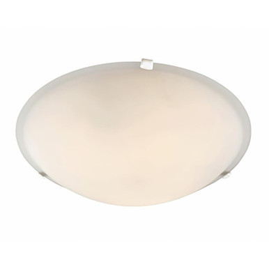Trans Globe 58700 WH Cracka 12" Flush Mount Indoor Ceiling Light