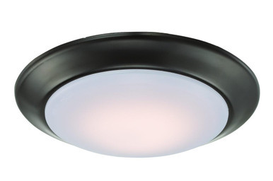 Trans Globe LED-30015-3 ROB Vanowen 6-In. Dia. Ultra Low-Profile Dimmable LED Flush Mount Ceiling Light