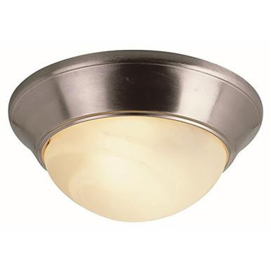 Trans Globe Lighting Trans Globe 57700 BN - 12" Brushed Nickel Ceiling Light - Marbleized White Glass 