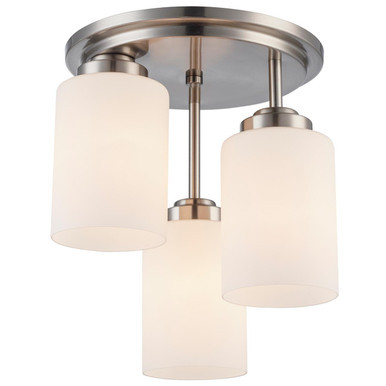 Trans Globe 70520-3 BN Mod Pod 3 - Light Flush Mount
