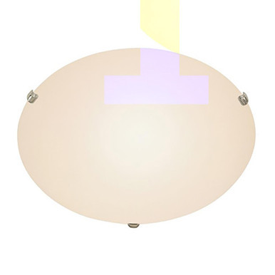 Trans Globe 58708 BN Cullen 20" Flush Mount Ceiling Light