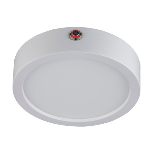 Trans Globe EM-LED-30097 WH – Emergency 7" White LED Ceiling Light with Battery Back Up