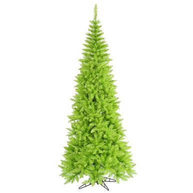 Vickerman K162555 - 5.5' Lime Slim Fir Artificial Christmas Tree Unlit