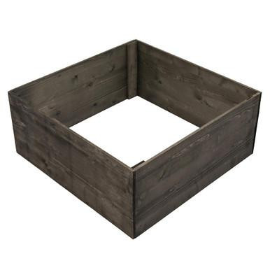  Vickerman G200124 – 21" Grey Square Wooden Tree Collar – Knock Down 