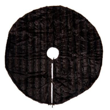 Vickerman QTX21720 – 5ft Cocoa Mink Faux Fur Christmas Tree Skirt 