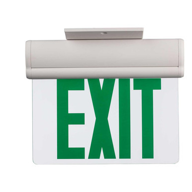 Trans Globe EM-6001 CL-GR - Clear Green LED Emergency Exit Sign