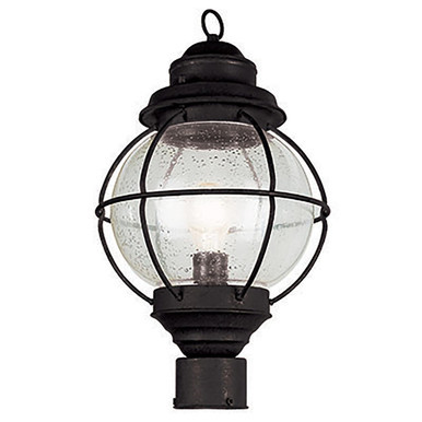 Trans Globe 69905 BK Catalina 19" Post Mount Lantern Head