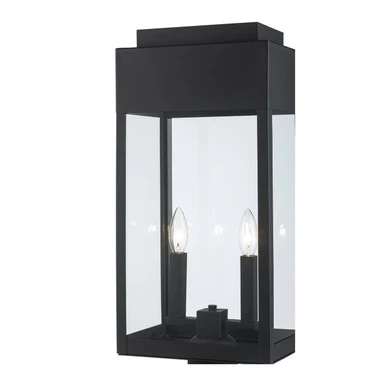 Trans Globe 51524 BK Marley 2-Light Outdoor Post Mount