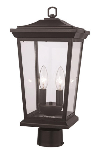 Trans Globe 50777 BK Turlock 12" Postmount Lantern