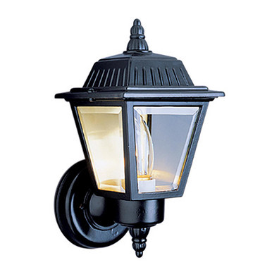 Trans Globe 4006 BK Estate Collection 1-Light Armed, Up-Light Outdoor Wall Lantern