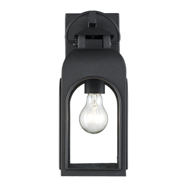 Trans Globe 51280 BK Presence Collection 1-Light Arched Frame Wall Lantern
