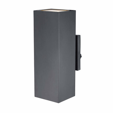 Trans Globe 51352 MB 2-Light Flush Metal Rectangular Outdoor Wall Sconce