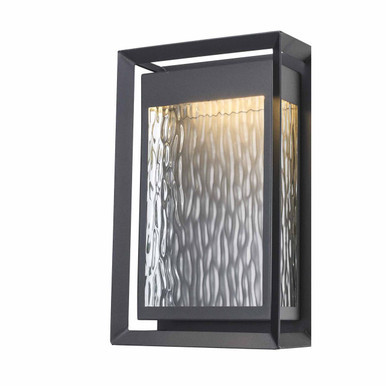 Trans Globe 51370 BK Outdoor LED Wall Sconce