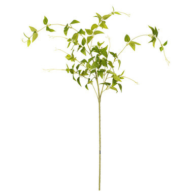 Vickerman FA187801 43" Green Clematis Leaves Spray 3/pk