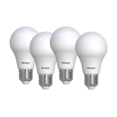 Bulbrite 774253 - 9W LED A19 Bulb - 2700K - 4 Pack