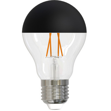 Bulbrite 776833 - 5W LED A19 Filament Bulb - 2700K - Half Black Dimmable