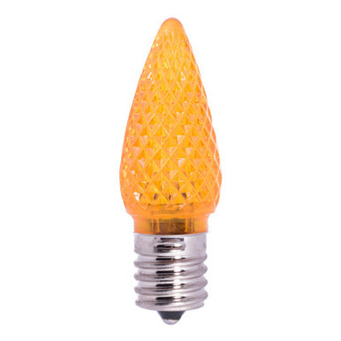 Bulbrite 770195 - LED C9 Orange Bulb - E17 Base - 0.6W