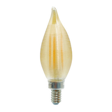 Bulbrite 776591 - 4W LED C11 Amber Filament Lamp - 2100K - Dimmable