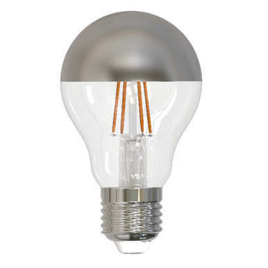 Bulbrite 776671 - 4.5W LED A19 Filament Bulb - 2700K - Half Mirror Dimmable