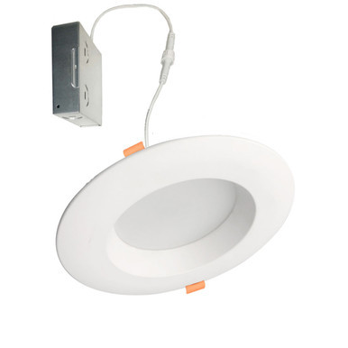 Bulbrite 773302 - 6" LED Recessed Downlight - CCT Selectable - Junction Box