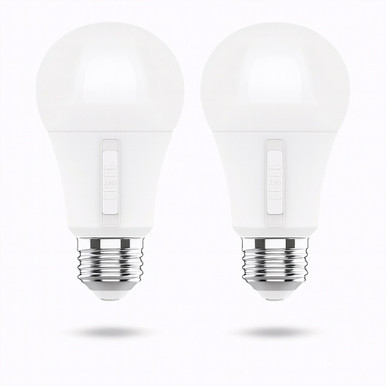 Cyber Tech LB60A-D/CCT2PK - 10W LED A Bulb - CCT Selectable - 2 Pack
