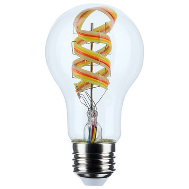 Satco S11241 - 6W A19 Smart LED Bulb - CCT Selectable - E26 Dimmable
