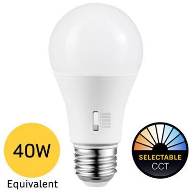 Halco 83211 - ProLED Select A19 LED Lamp - CCT Selectable - E26 Dimmable