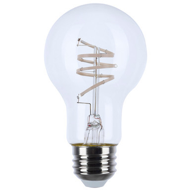 Satco S11521 - 6W LED A19 Bulb - 2700K - Dimmable, E26 Base